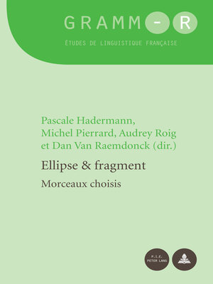 cover image of Ellipse et fragment